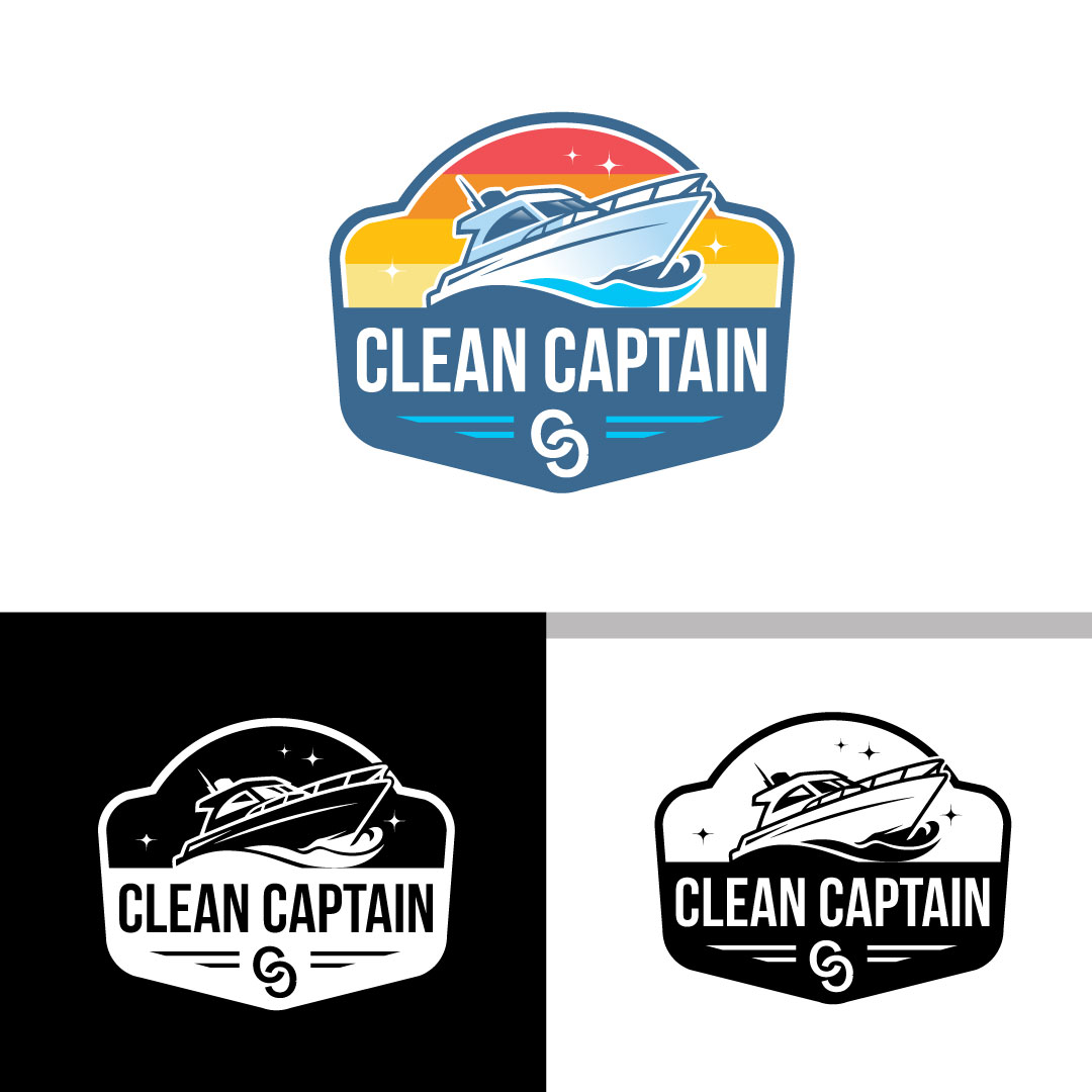 Logo Design by Timefortheweb for Clean Captain | Design #37533977