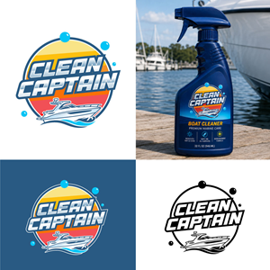 Logo Design by Timefortheweb for Clean Captain | Design: #37537568
