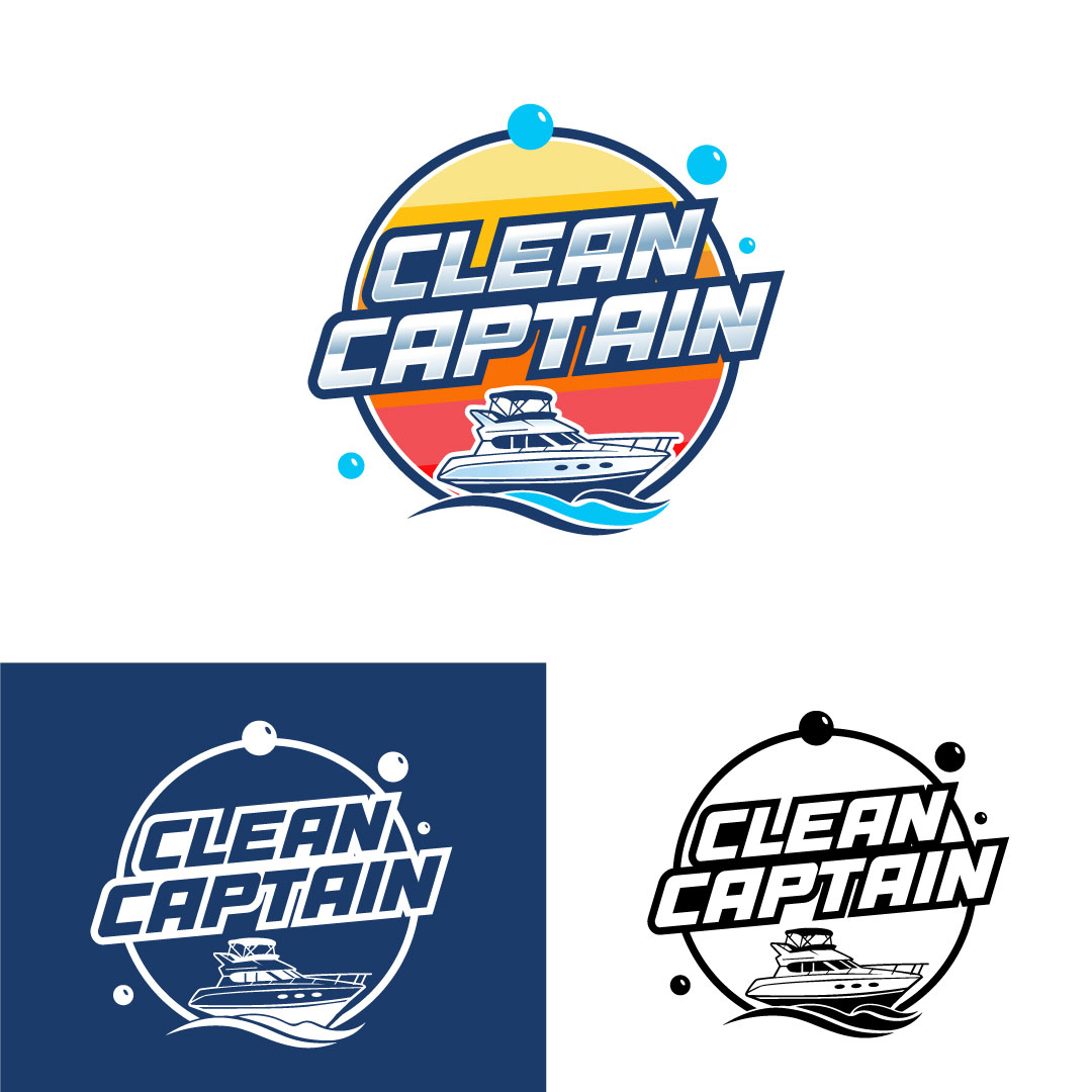 Logo Design by Timefortheweb for Clean Captain | Design #37537574