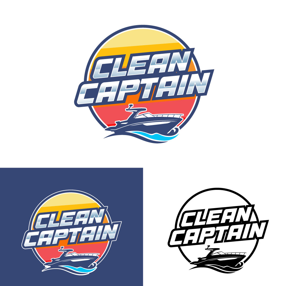 Logo Design by Timefortheweb for Clean Captain | Design #37537576
