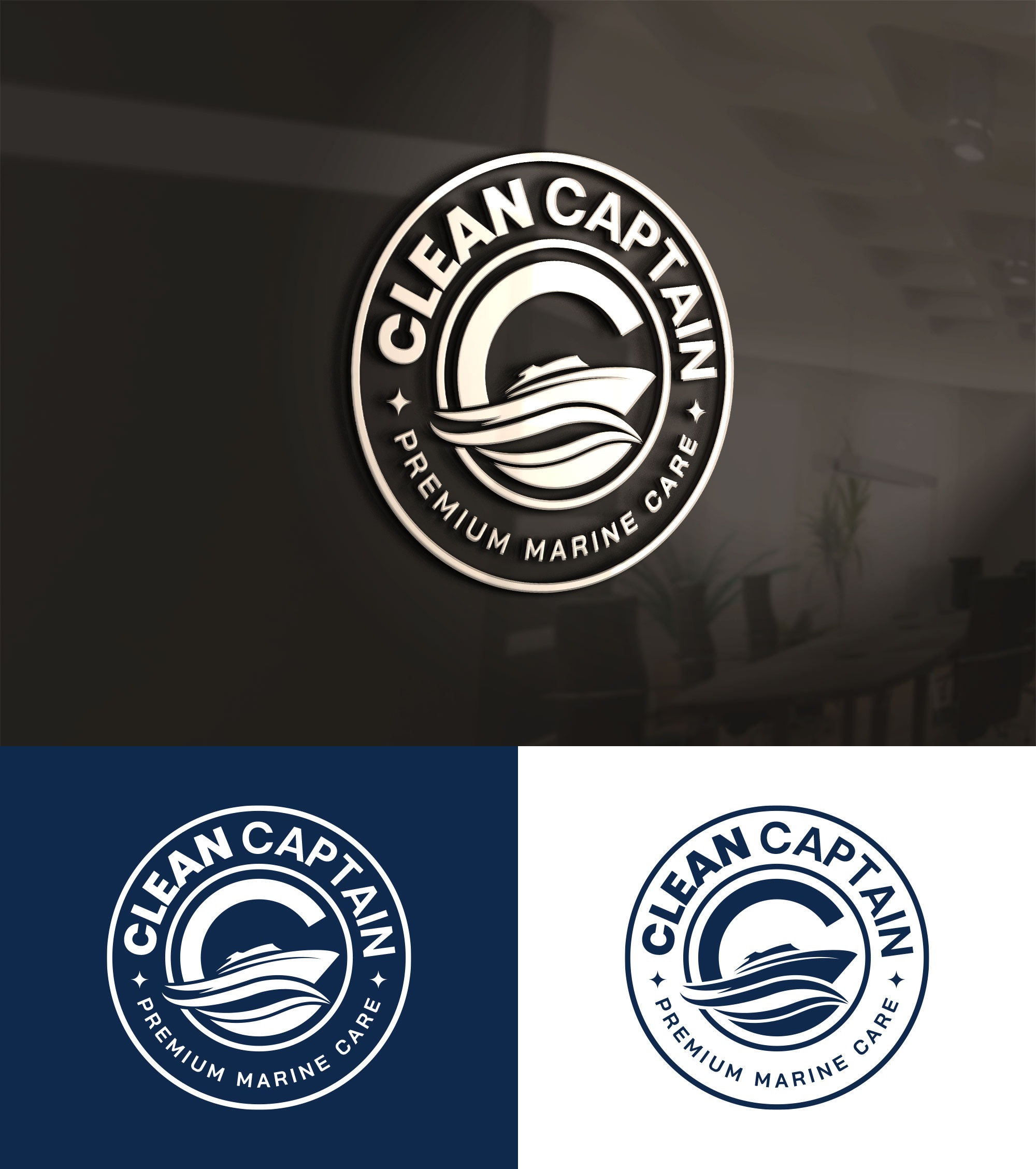 Logo Design by Impressive Designs for Clean Captain | Design #37487251