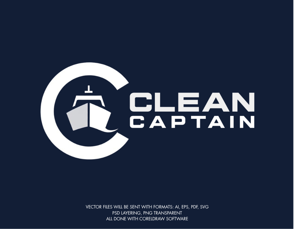 Logo Design by Design92 for Clean Captain | Design #37523691