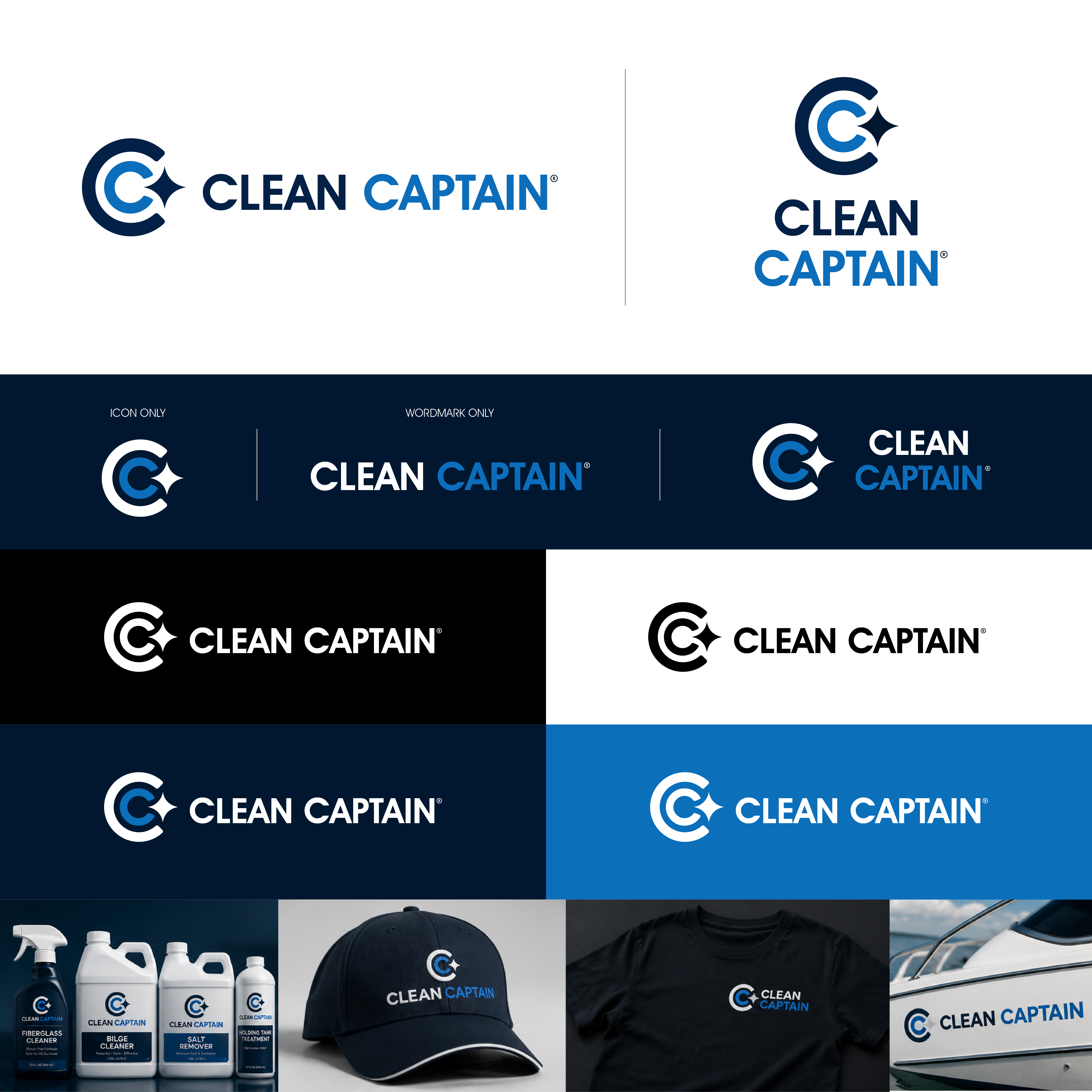 Logo Design by Infinity Graphics for Clean Captain | Design #37488101