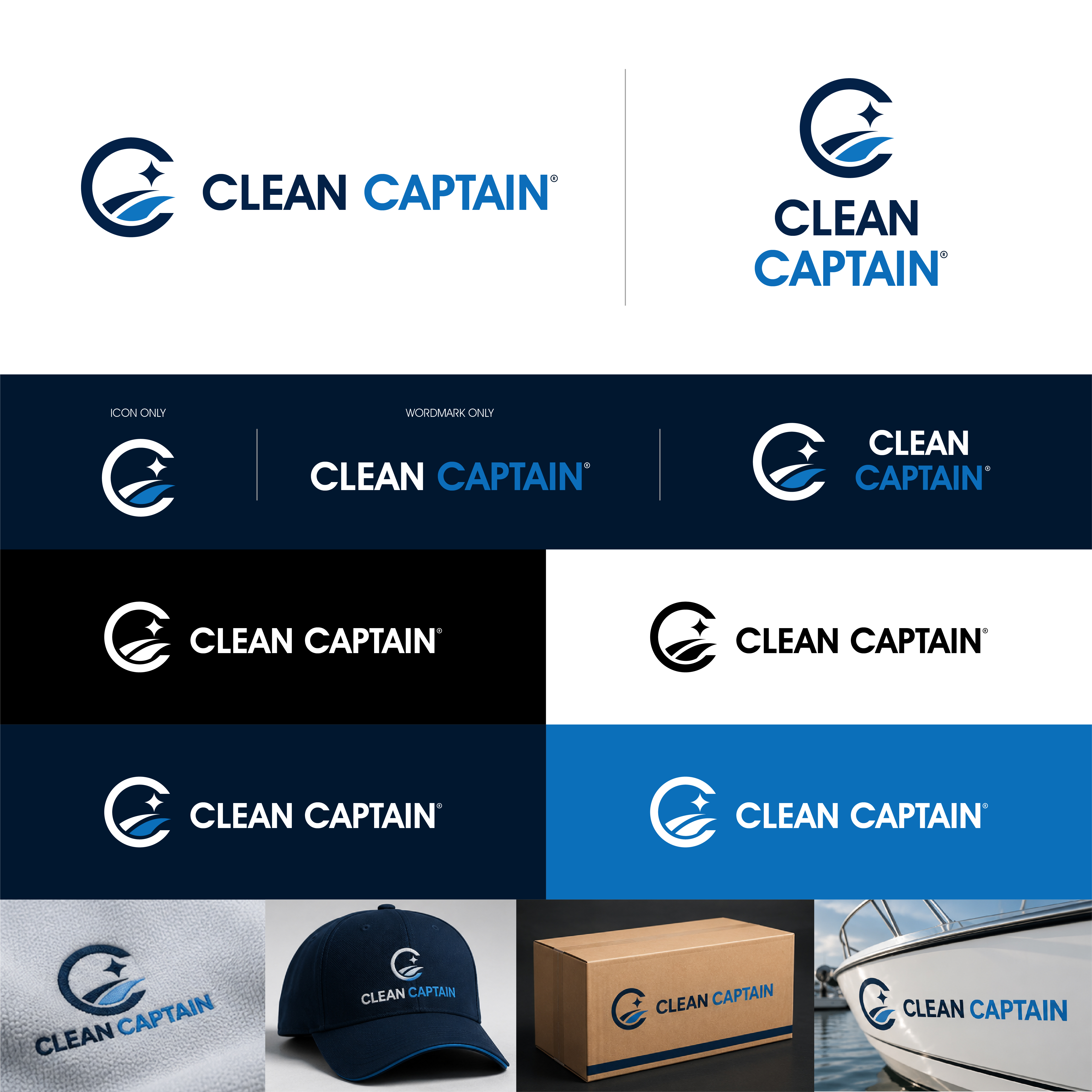 Logo-Design von Infinity Graphics für Clean Captain | Design #37488103