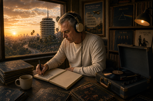 Create the Hero Image for a Classic Rock Documentary Kickstarter