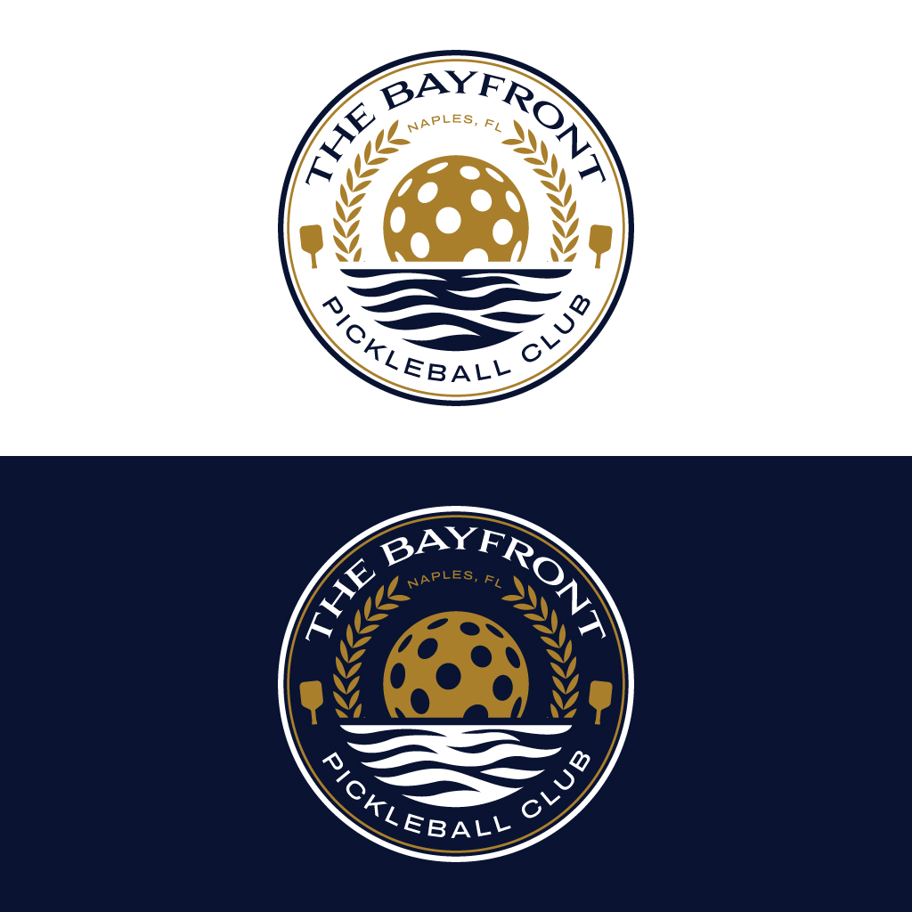 Diseño de Logo por JohnnyCactus para The Bayfront Pickleball Club | Diseño #37495824