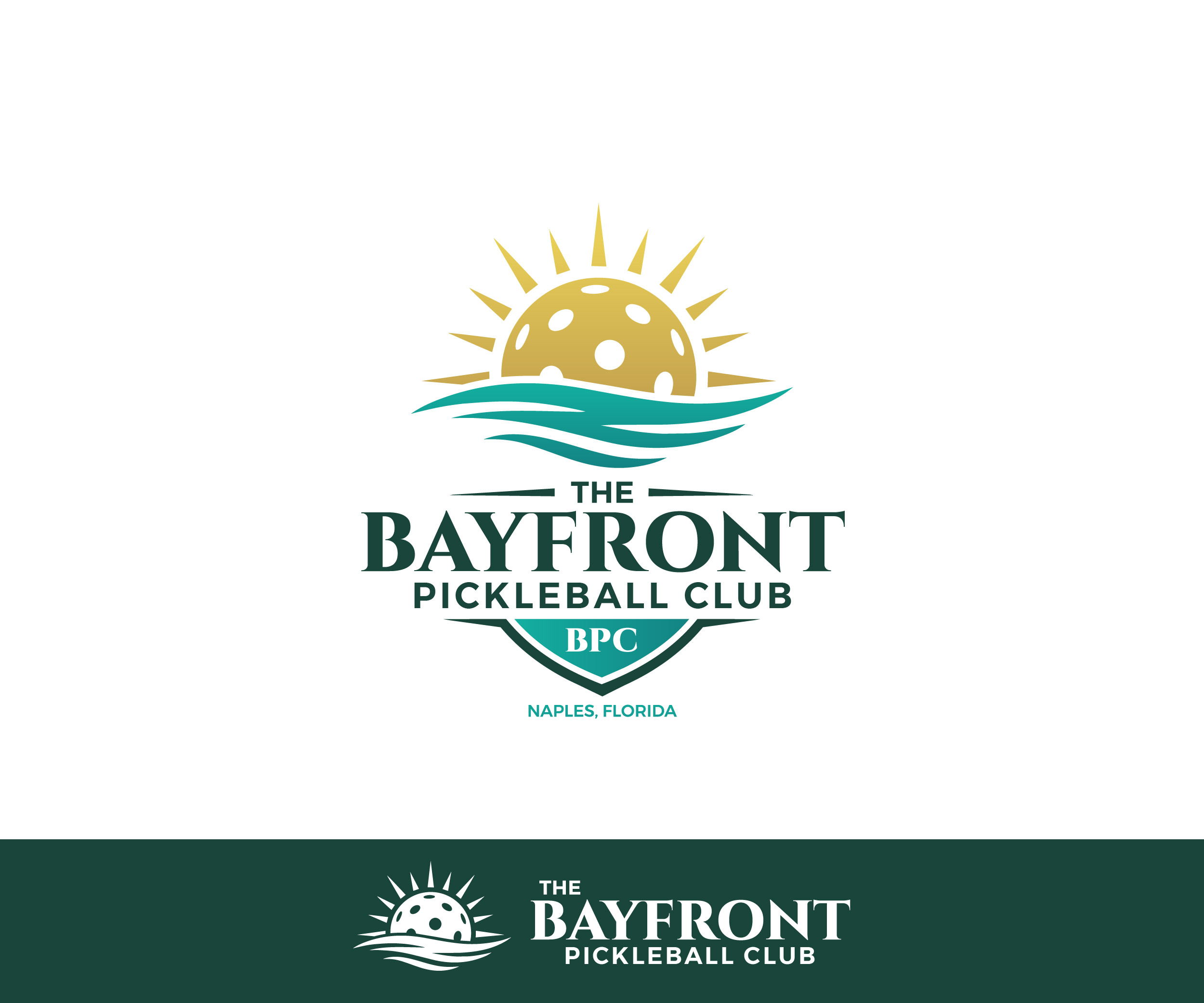 Diseño de Logo por James J. para The Bayfront Pickleball Club | Diseño #37497968