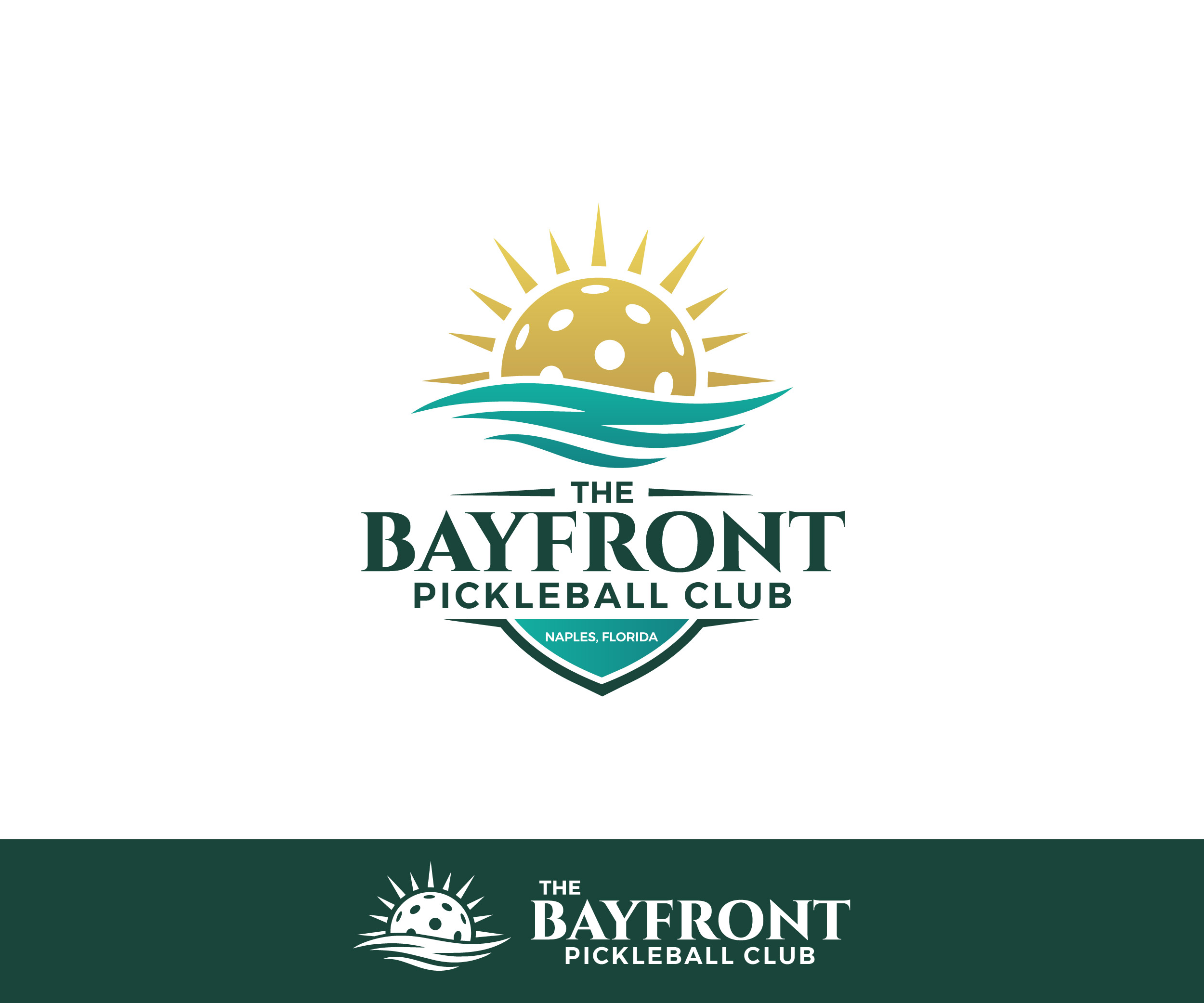 Diseño de Logo por James J. para The Bayfront Pickleball Club | Diseño #37498174