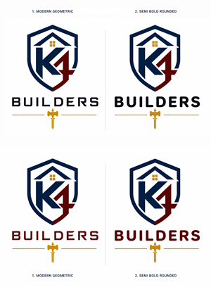K4 Builders Logo and Branding