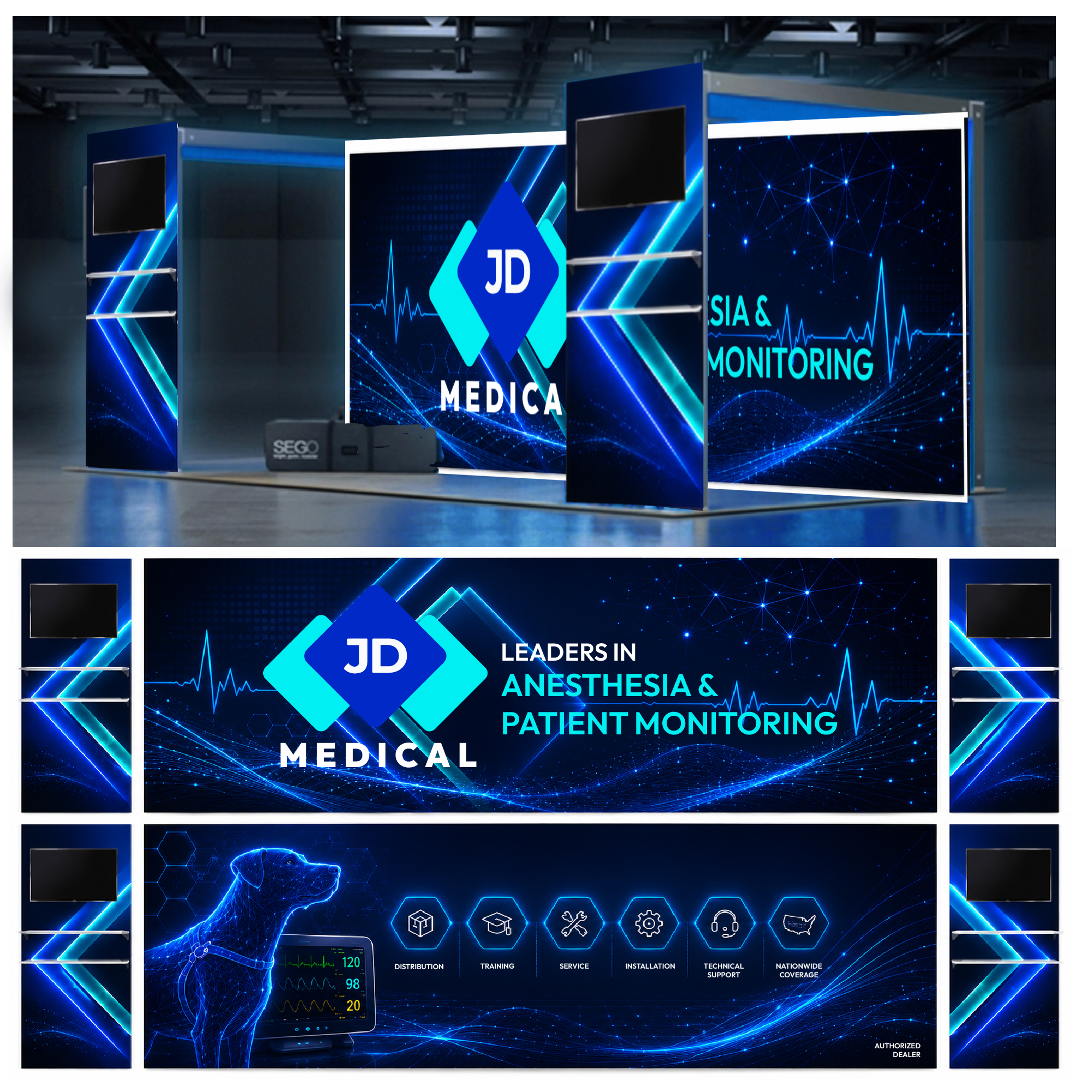 Trade Show Booth Design by brandsoup for this project | Design #37494337