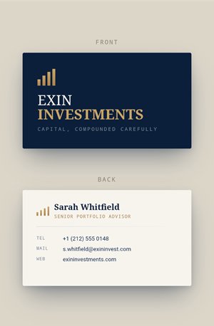 Business Card Design by Fusionex Studio for this project | Design #37502088