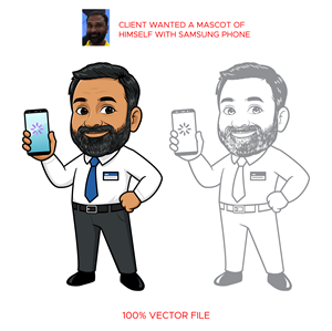 Mascot Design by John Mark Arts for this project | Design: #37503616
