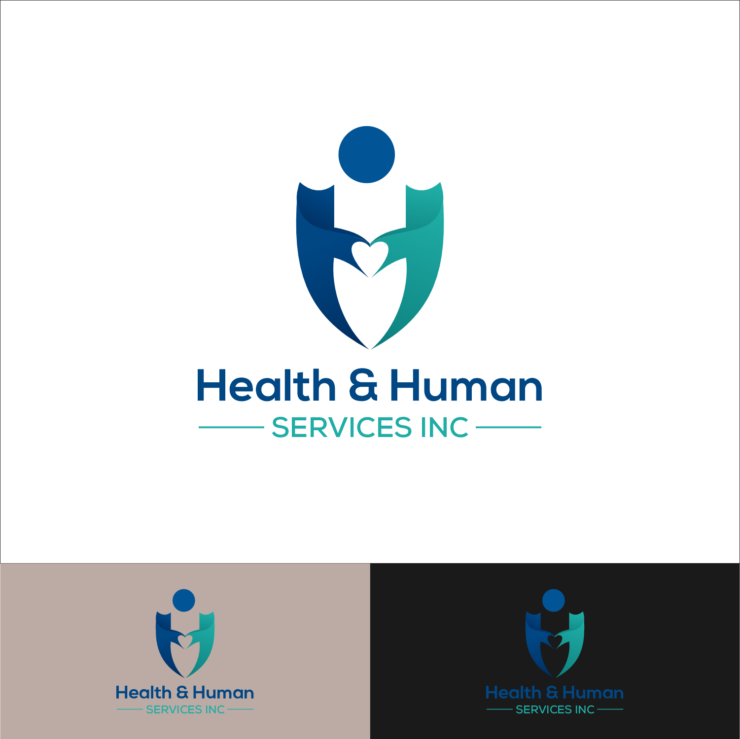 Logo Design by Arttosungging for Health & Human Services Inc | Design #37523083