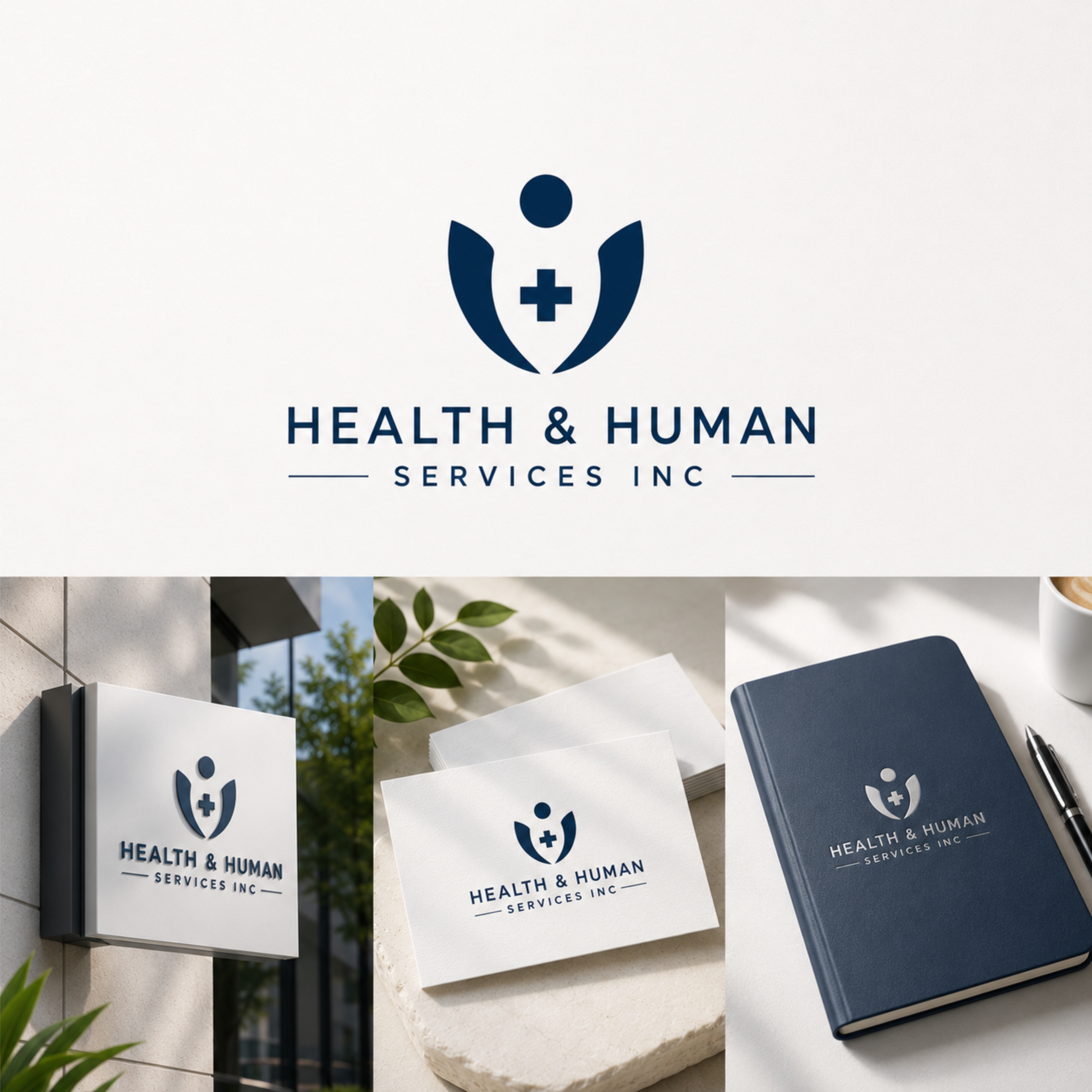 Logo Design by Stone Black for Health & Human Services Inc | Design #37504418