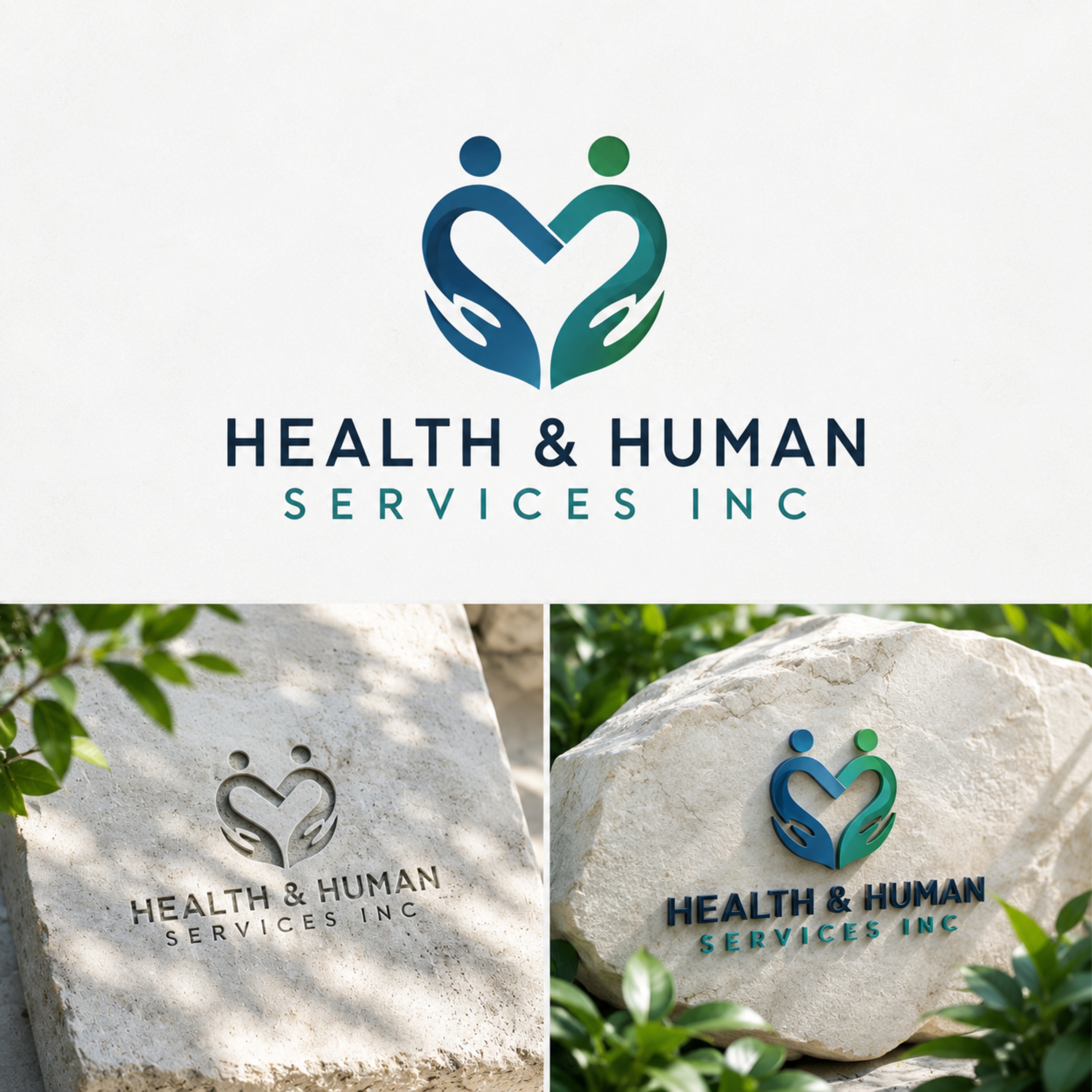 Logo Design by Stone Black for Health & Human Services Inc | Design #37504419