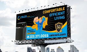 Design de Panneau par WrapTonic24 pour Celco Heating and AC | Design : #37505920