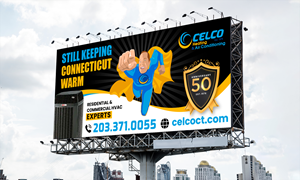 Design de Panneau par WrapTonic24 pour Celco Heating and AC | Design : #37505924