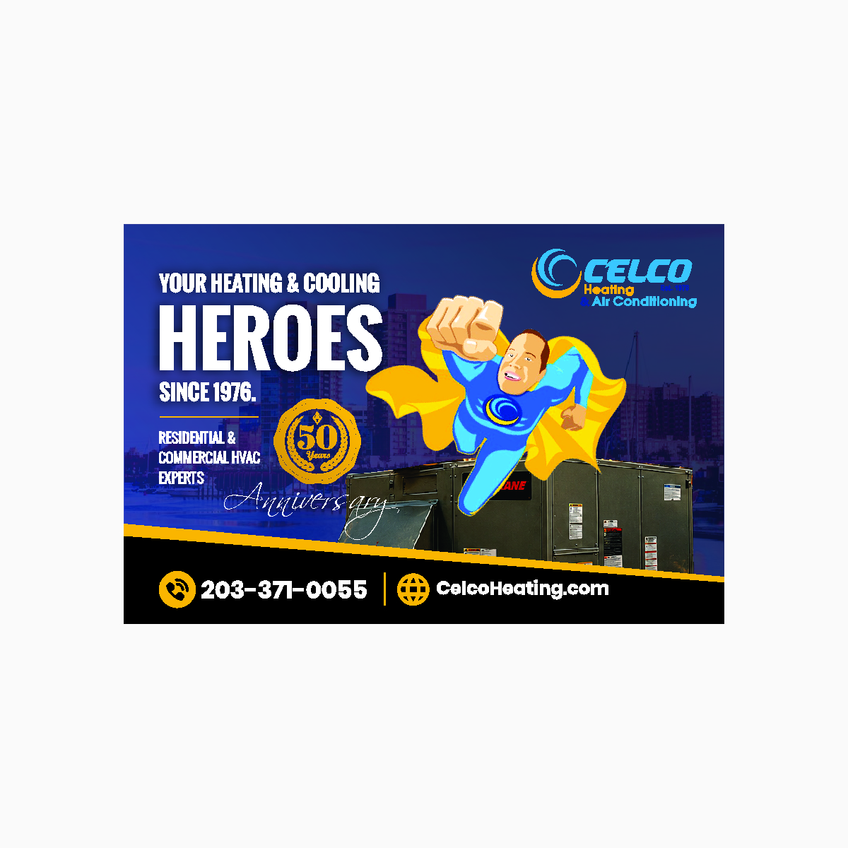 Design de Panneau par Yash4 pour Celco Heating and AC | Design #37505468
