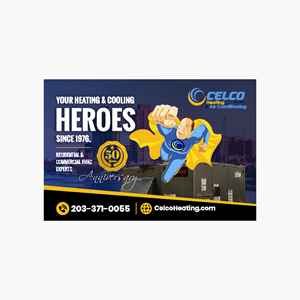 Design de Panneau par Yash4 pour Celco Heating and AC | Design : #37505468