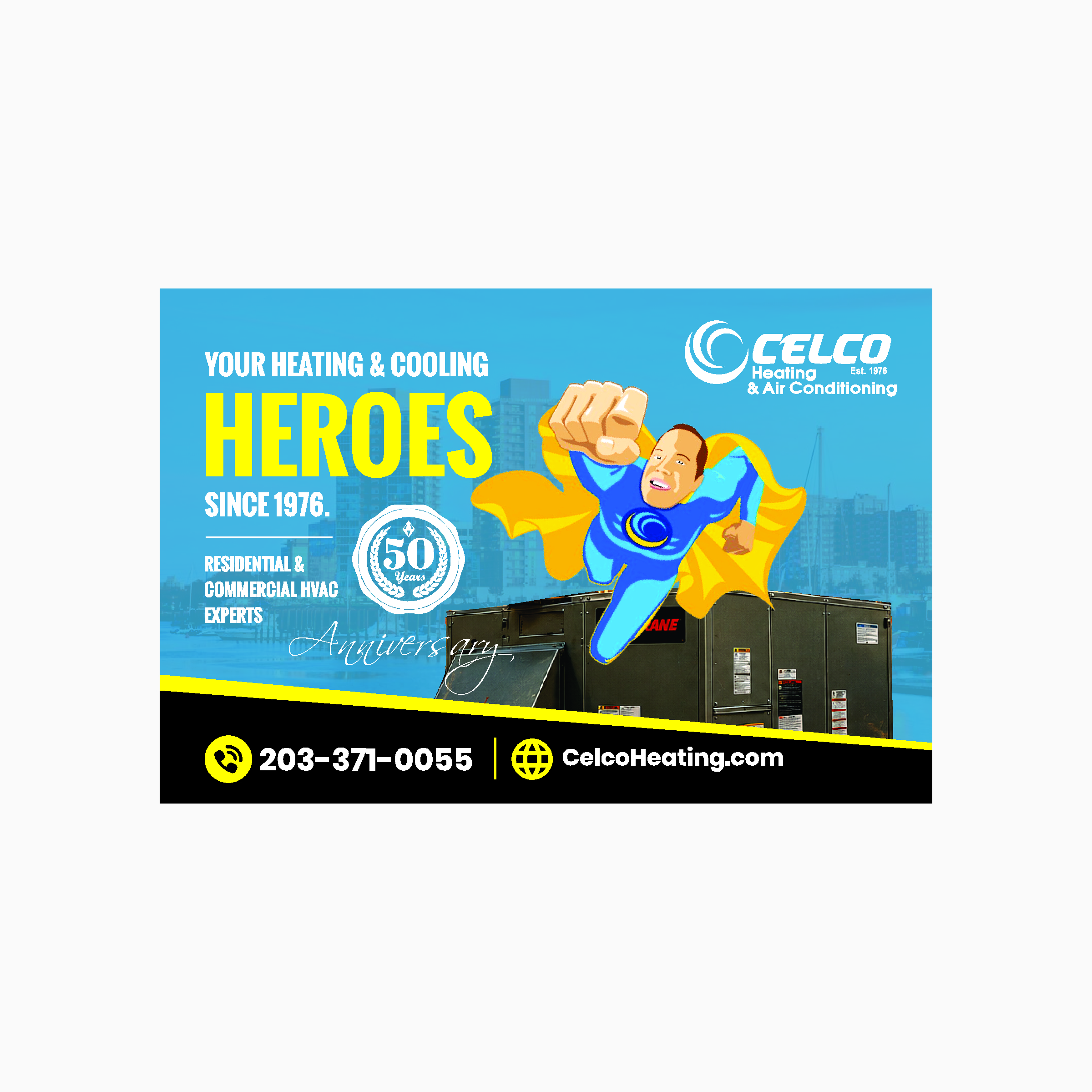 Design de Panneau par Yash4 pour Celco Heating and AC | Design #37505500
