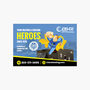 Design de Panneau par Yash4 pour Celco Heating and AC | Design : #37505500