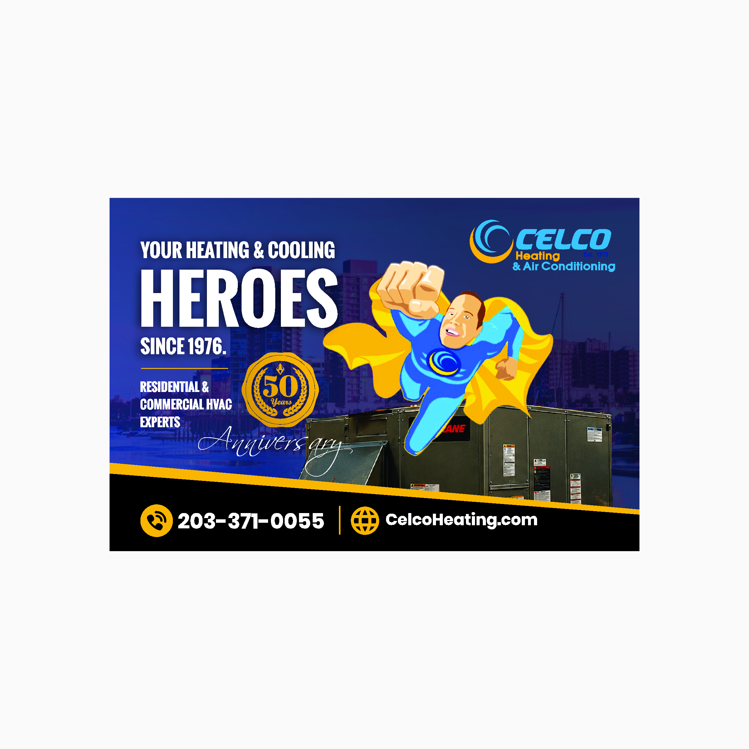 Design de Panneau par Yash4 pour Celco Heating and AC | Design #37509348