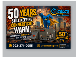 Design de Panneau par JS Desiger pour Celco Heating and AC | Design : #37504587