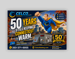 Design de Panneau par JS Desiger pour Celco Heating and AC | Design : #37505144