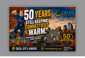 Billboard Design by JS Desiger for Celco Heating and AC | Design #37506793
