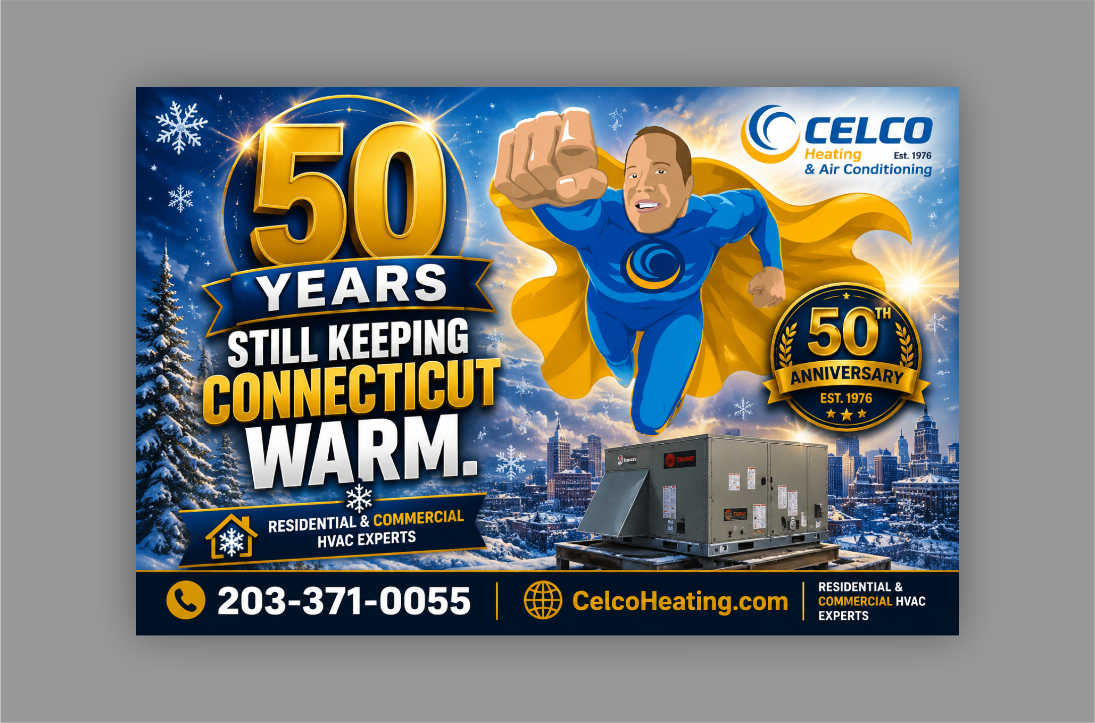 Design de Panneau par JS Desiger pour Celco Heating and AC | Design #37507010