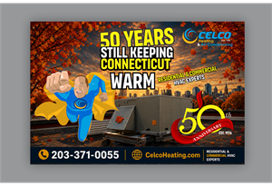 Design de Panneau par JS Desiger pour Celco Heating and AC | Design : #37507137