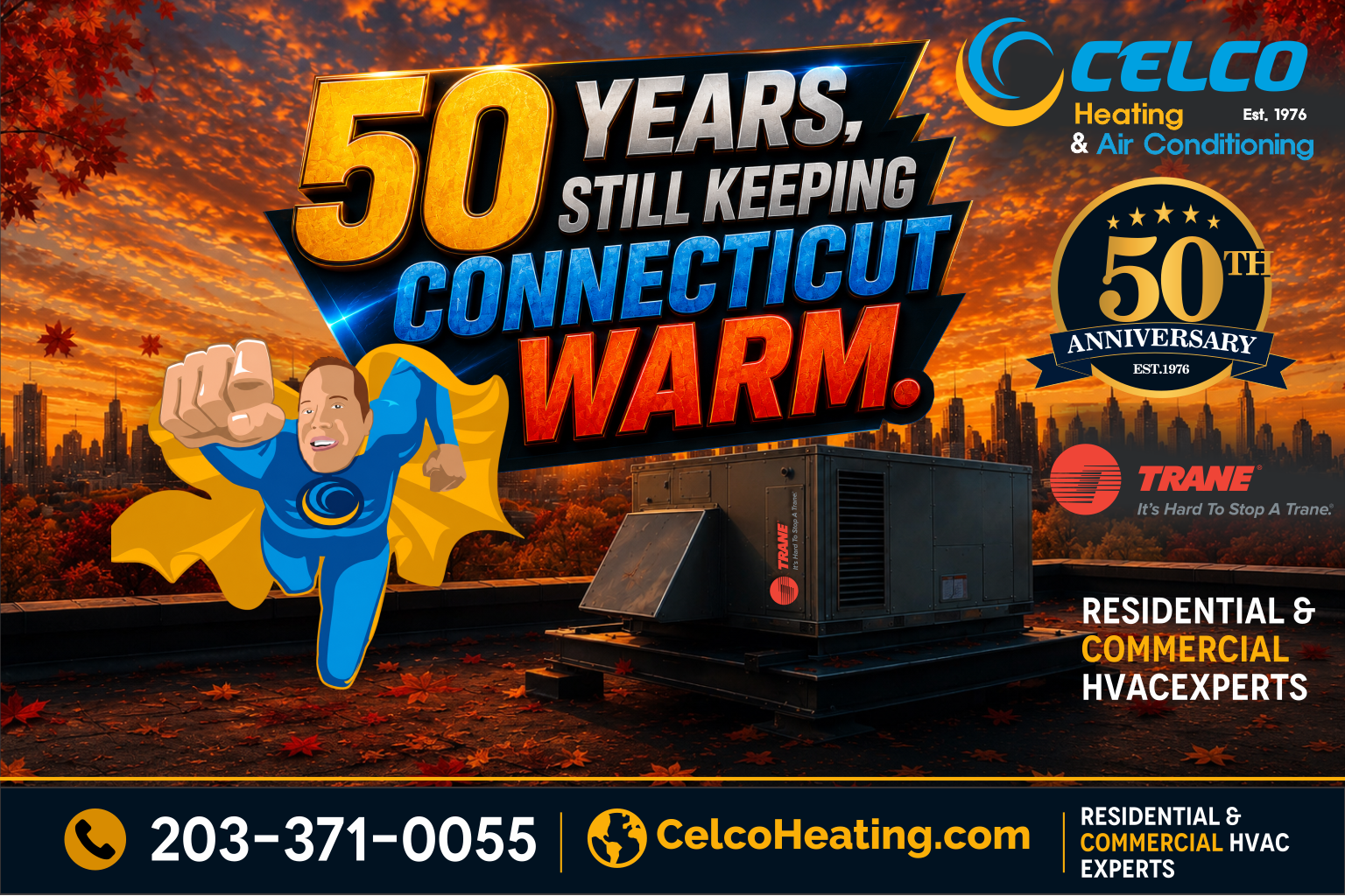 Billboard Design by JS Desiger for Celco Heating and AC | Design #37599244