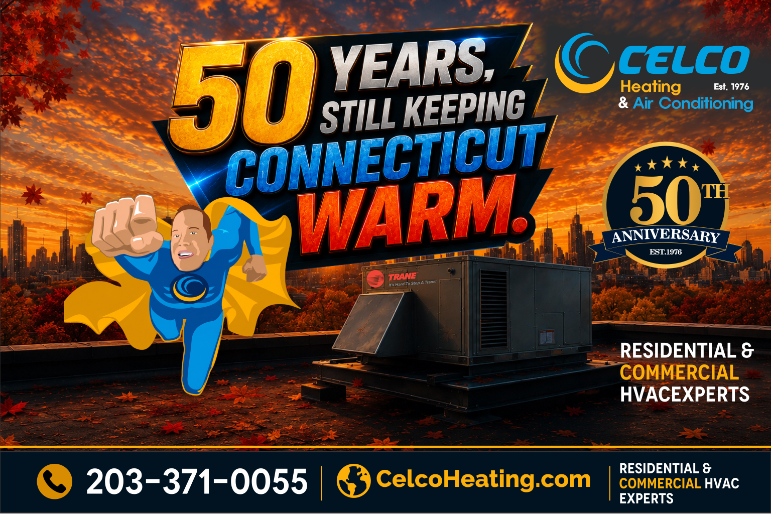 Billboard Design by JS Desiger for Celco Heating and AC | Design #37600072
