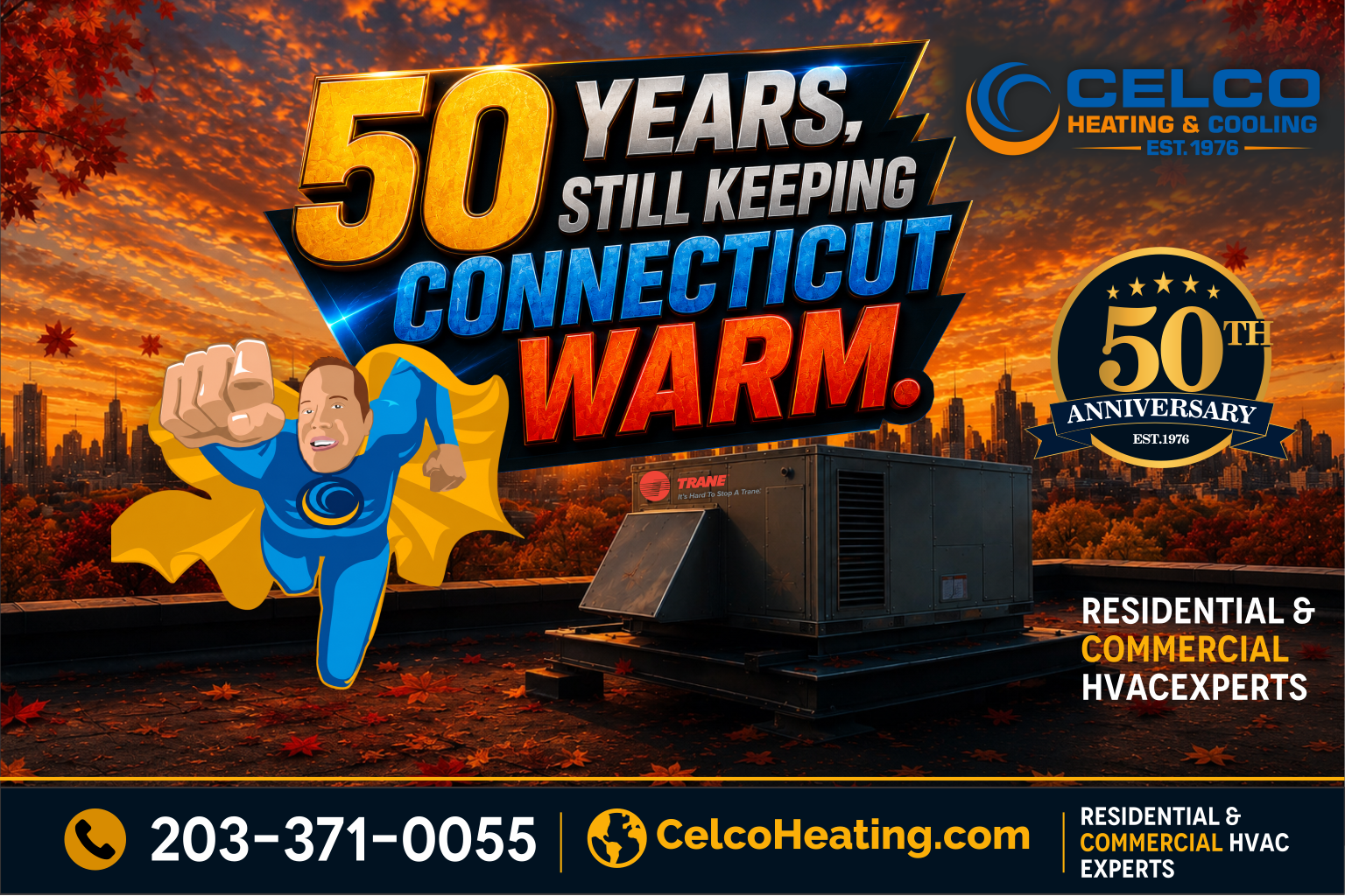 Billboard Design by JS Desiger for Celco Heating and AC | Design #37600642