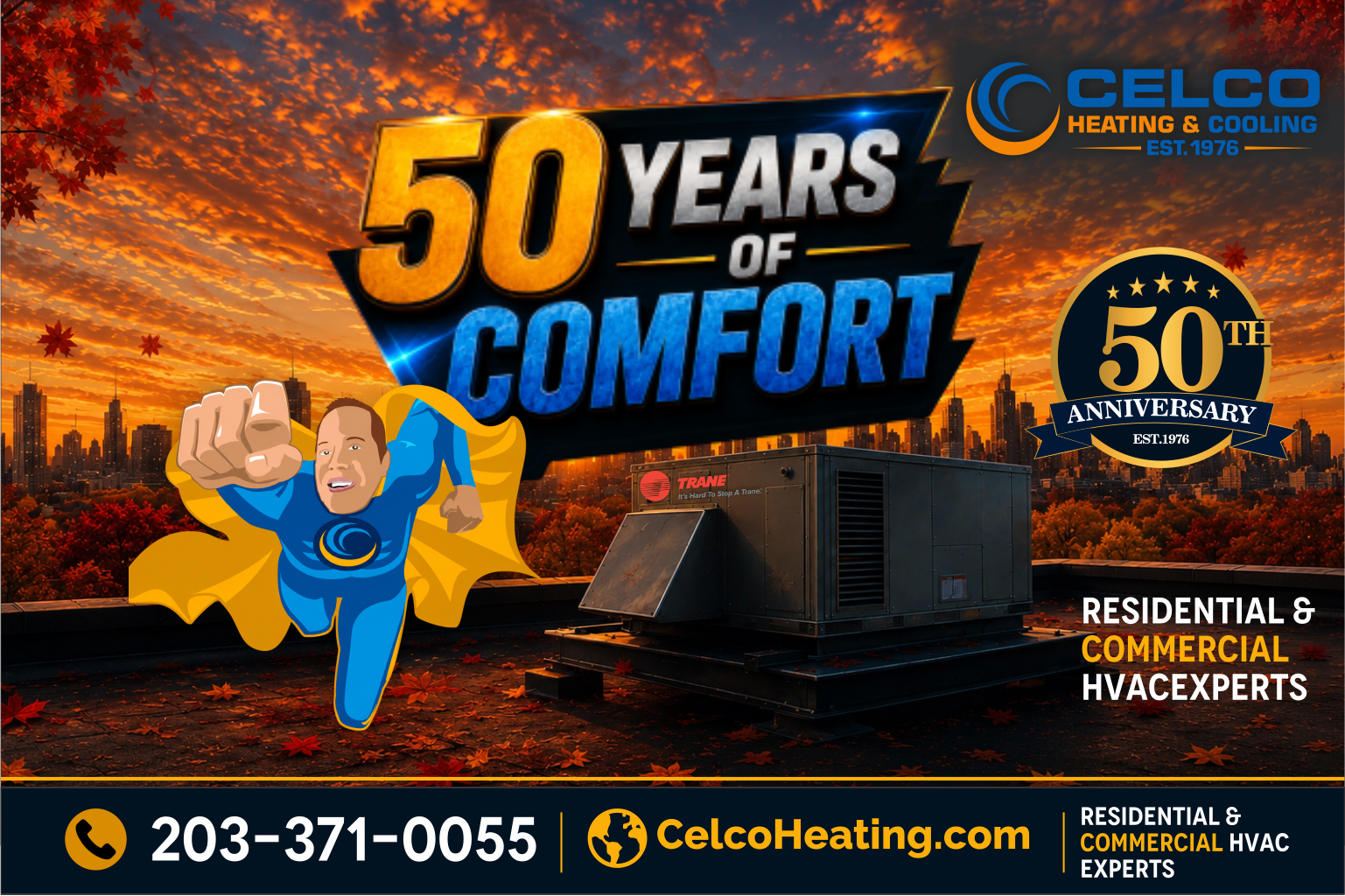 Billboard Design by JS Desiger for Celco Heating and AC | Design #37602930