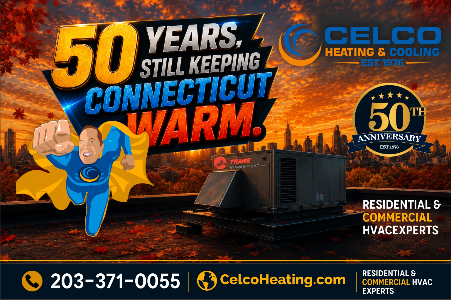 Billboard Design by JS Desiger for Celco Heating and AC | Design #37603529
