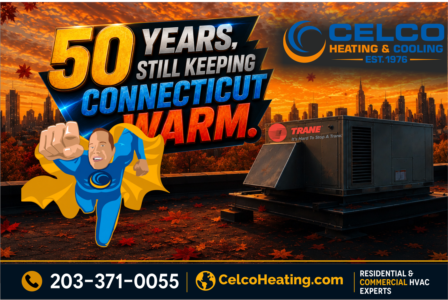 Billboard Design by JS Desiger for Celco Heating and AC | Design #37603594