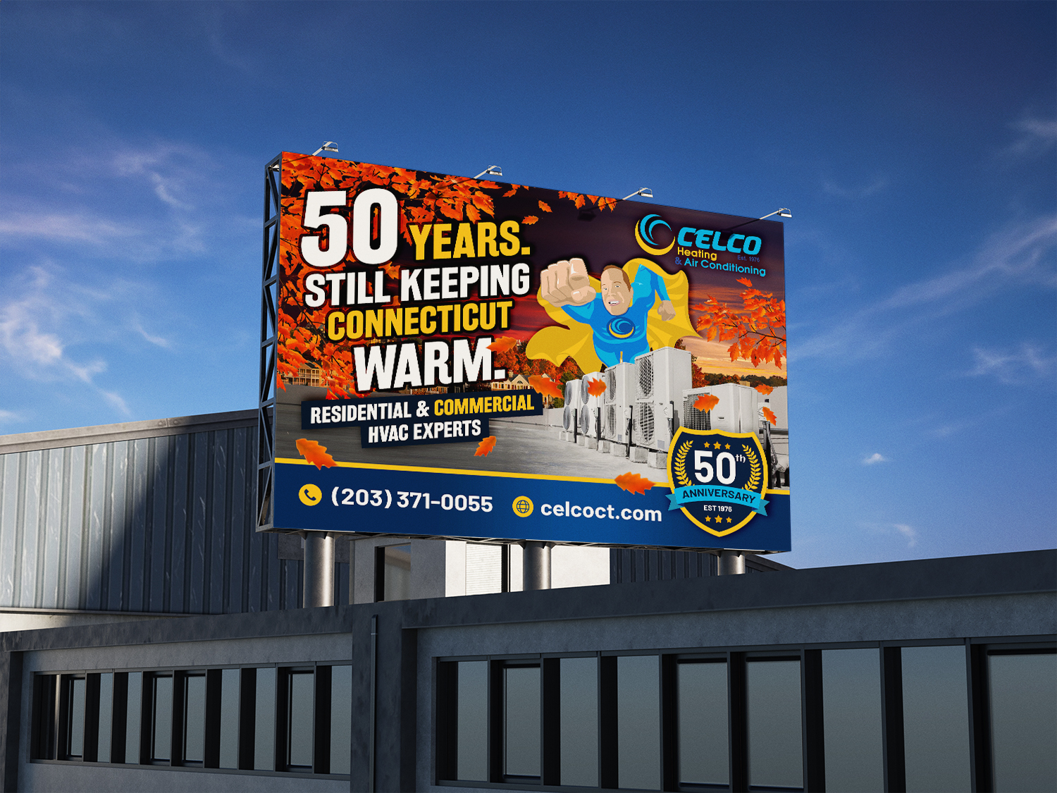 Design de Panneau par debdesign pour Celco Heating and AC | Design #37505679