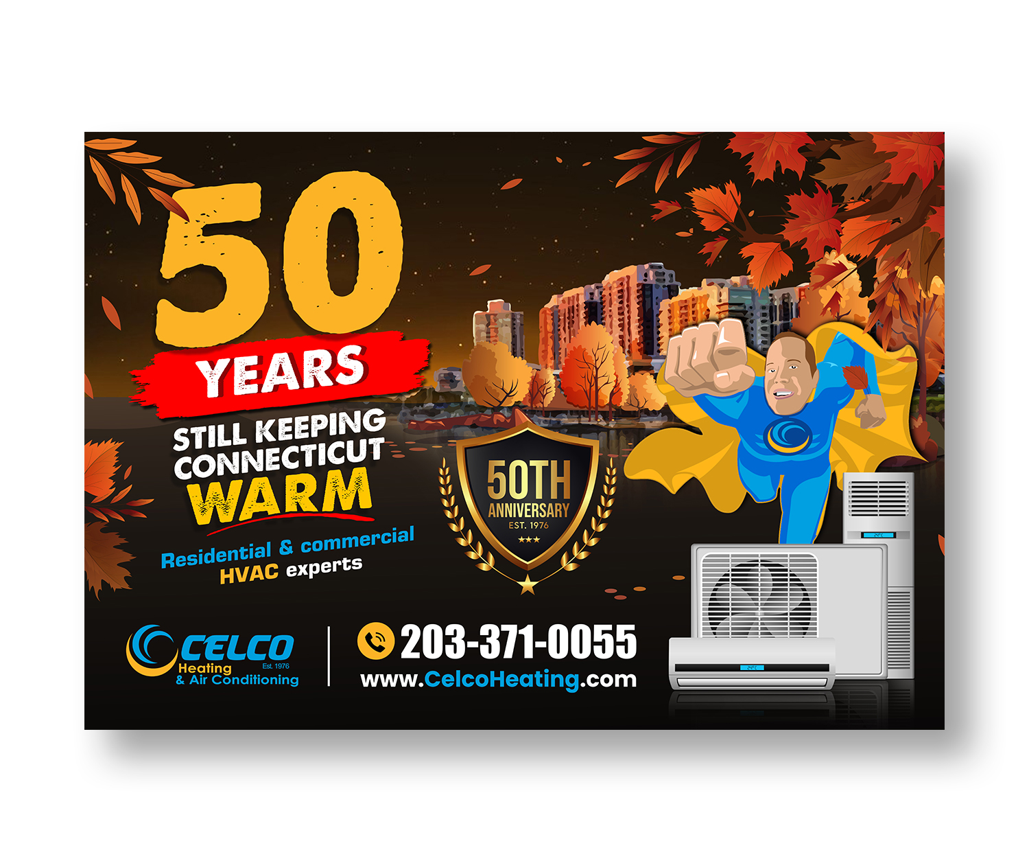 Design de Panneau par debdesign pour Celco Heating and AC | Design #37505724