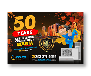 Design de Panneau par debdesign pour Celco Heating and AC | Design : #37505724