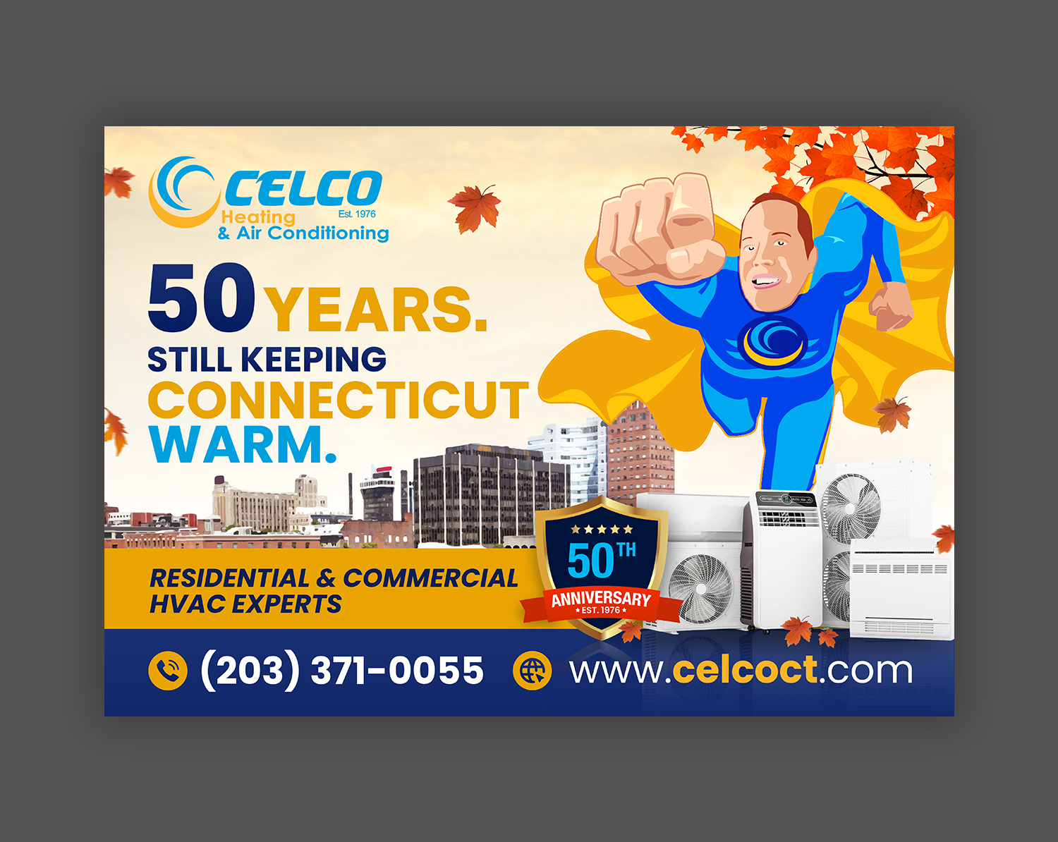 Design de Panneau par debdesign pour Celco Heating and AC | Design #37506035