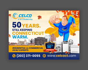 Design de Panneau par debdesign pour Celco Heating and AC | Design : #37506035