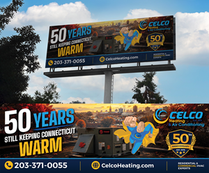 Billboard Design by Impressive Designs for Celco Heating and AC | Design #37505668