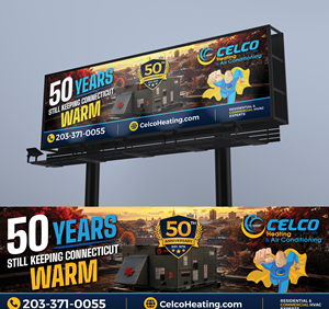 Design de Panneau par Impressive Designs pour Celco Heating and AC | Design : #37505669