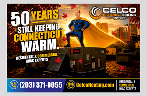 Diseño de Cartelera por Aurora:) para Celco Heating and AC | Diseño: #37556132