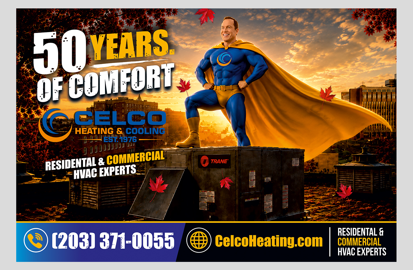Diseño de Cartelera por Aurora:) para Celco Heating and AC | Diseño #37586905