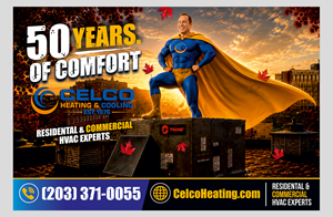 Diseño de Cartelera por Aurora:) para Celco Heating and AC | Diseño: #37586905