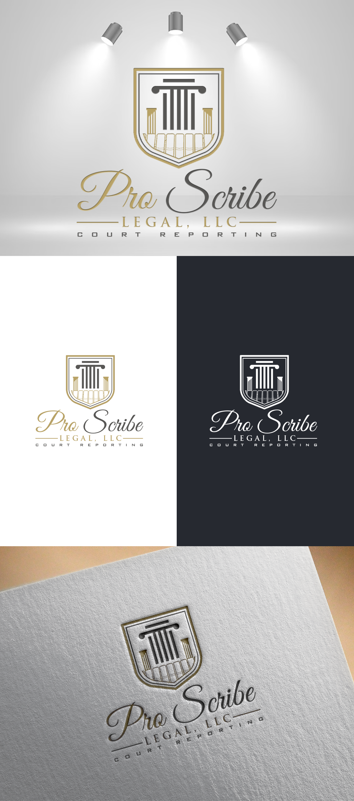 Logo Design by SANJU1 for Baij Court Reporting, LLC | Design #37510032