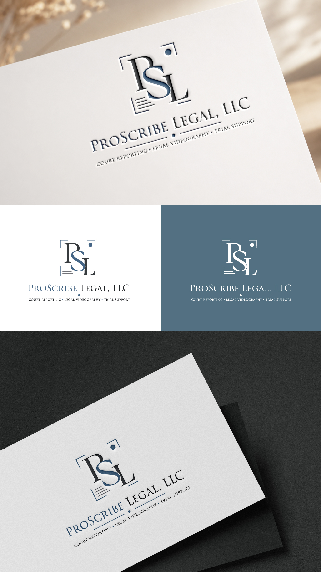 Logo Design by Oliver_Design for Baij Court Reporting, LLC | Design #37513640