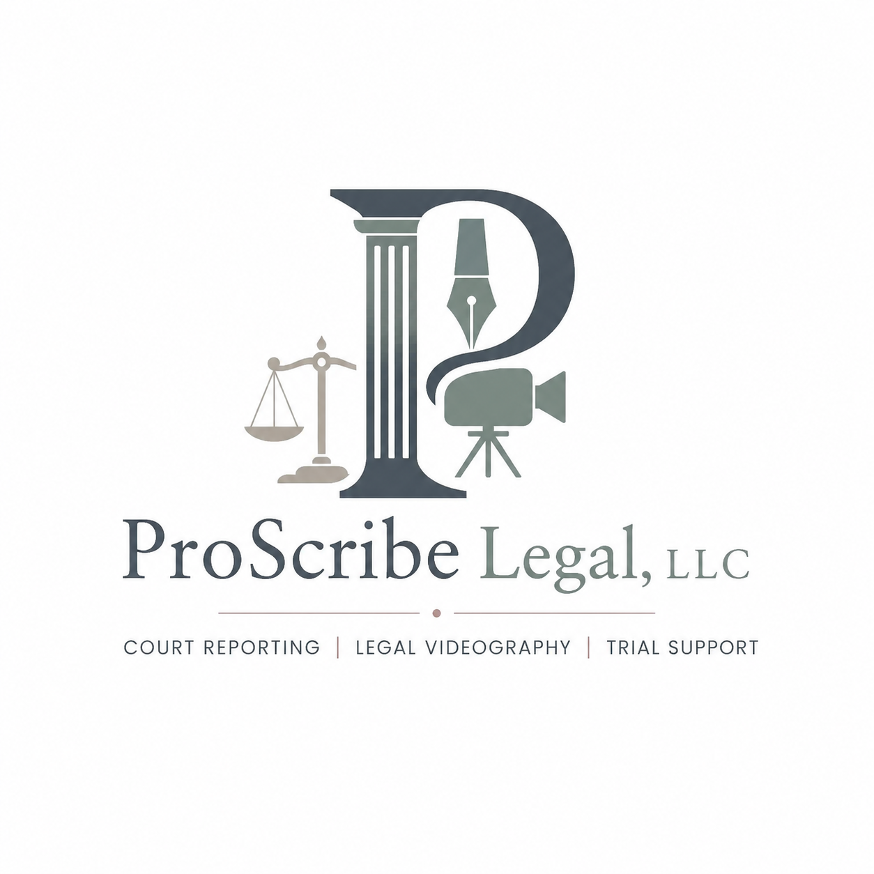 Logo Design by RajeevSinhaIndia for Baij Court Reporting, LLC | Design #37509592